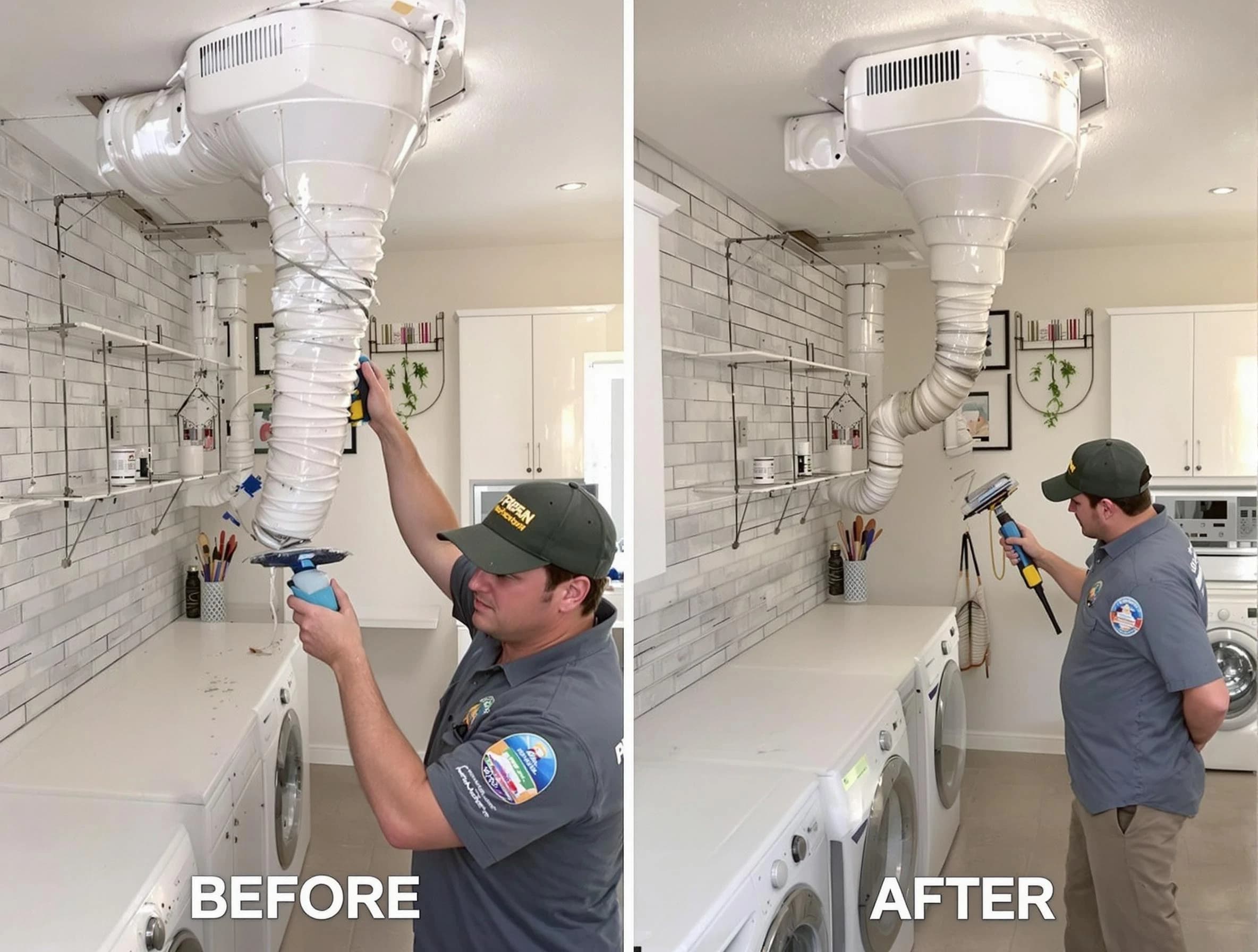 Professional dryer exhaust vent cleaning by Dickson Dryer Vent Cleaning in Dickson