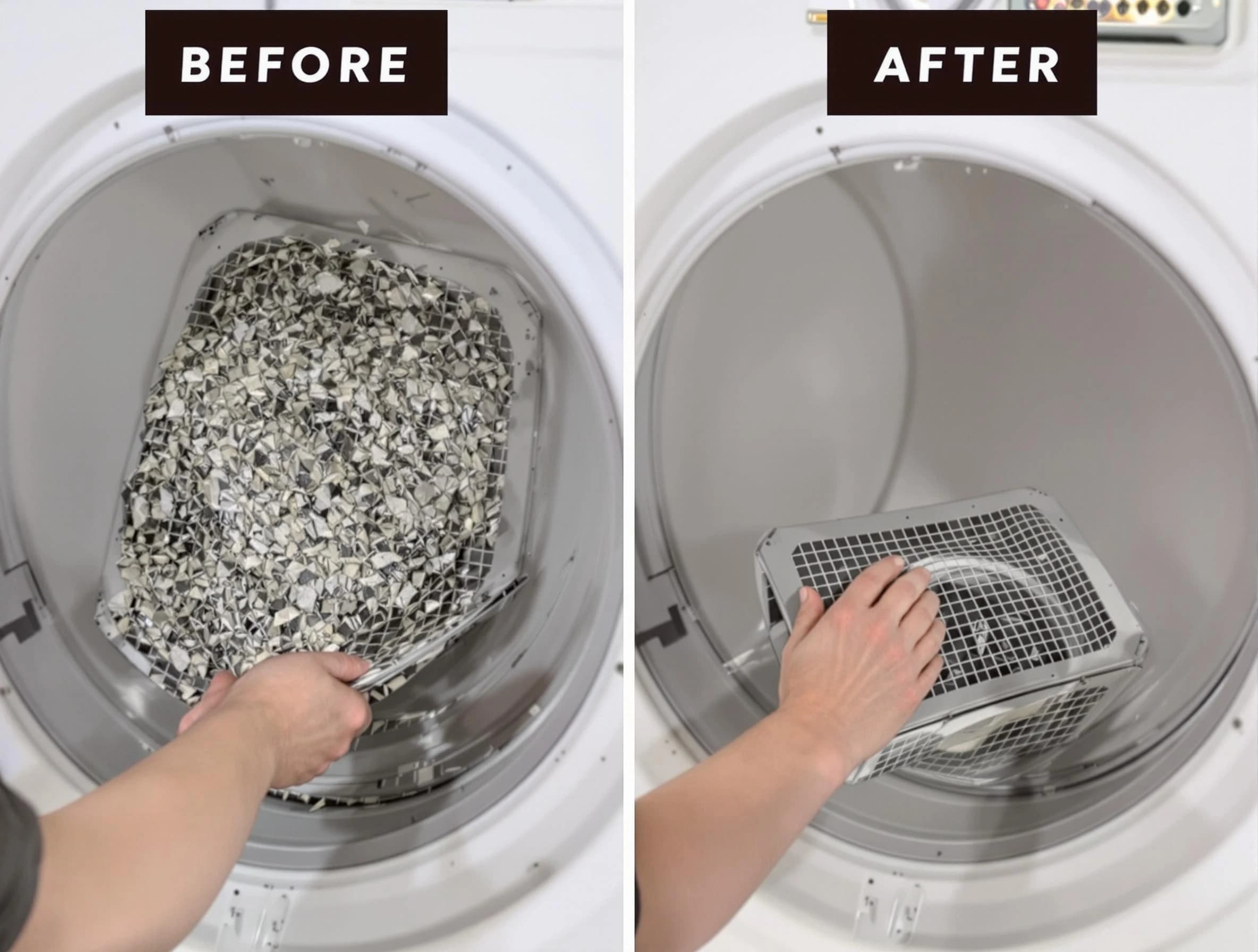Professional lint trap cleaning by Dickson Dryer Vent Cleaning in Dickson