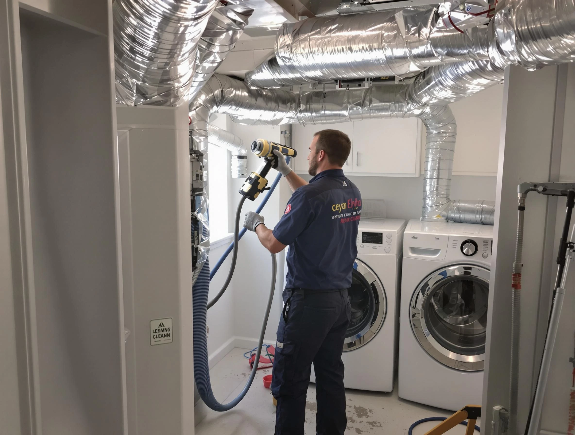 Dickson Dryer Vent Cleaning specialist using advanced equipment for thorough duct cleaning in Dickson